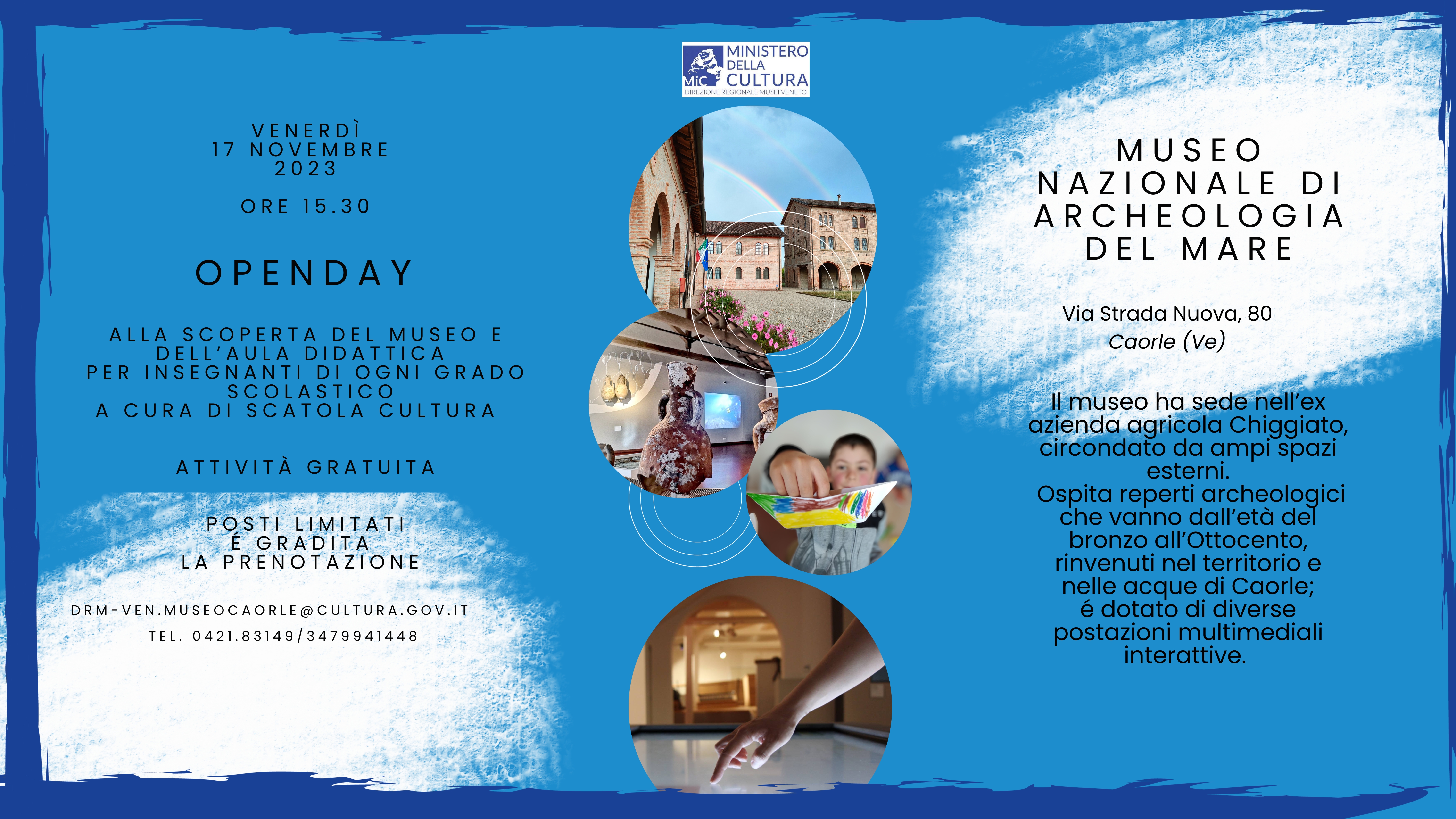 Museo nazionale archeologia del Mare di Caorle | Openday per insegnanti